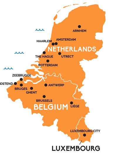 map of the benelux countries.